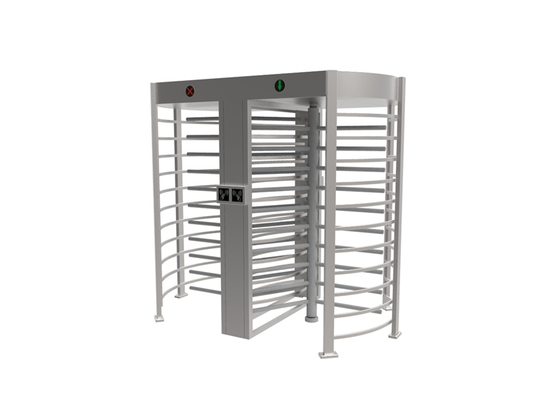 Revolving full body turnstile gate