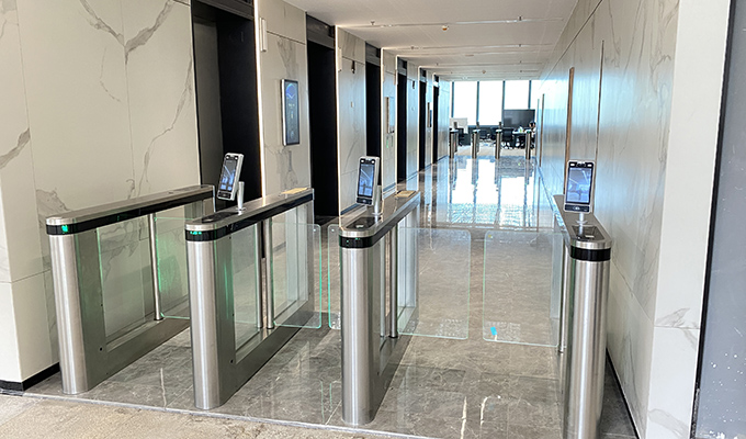 LD-B504 Swing Turnstile Gate - مركز التكنولوجيا والابتكار في خليج Shenzhen